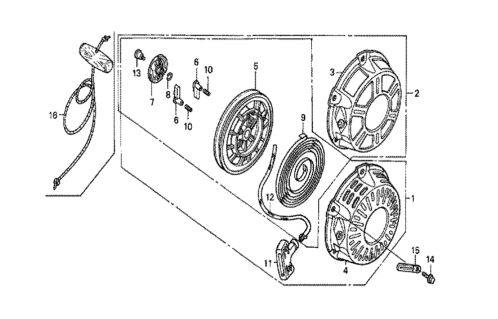 Fig-0 Diagram and Parts List for GX160K1 (QMZ2)(86-9099999) Honda Engine
