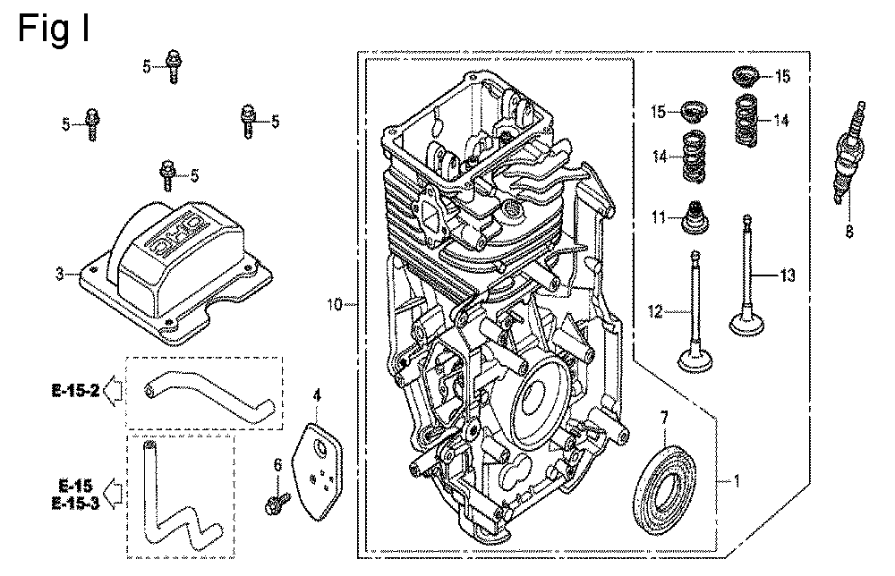 Fig-9 Diagram and Parts List for GC160A Type QHEP Honda Engine