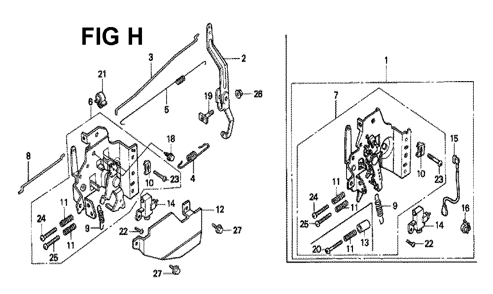Fig-8 Diagram and Parts List for GXV160 Type N5 Honda Engine
