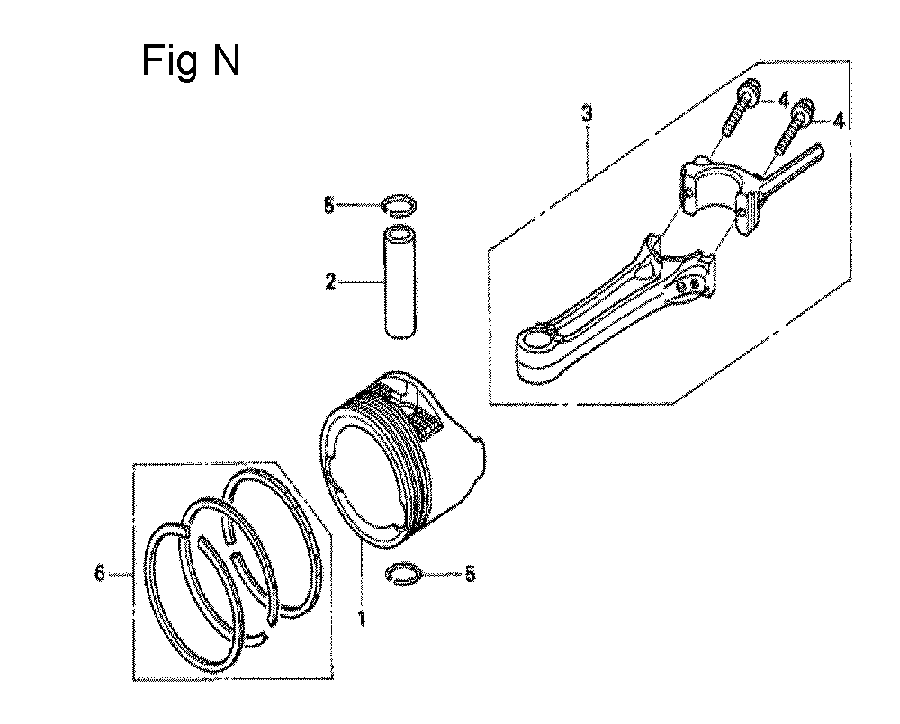 Fig-14 Diagram and Parts List for GCV160LA0 Type A1A Honda Engine