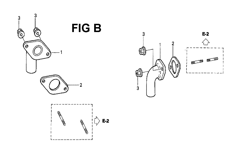 Fig-4 Diagram and Parts List for GXV530 Type EXA2A Honda Engine
