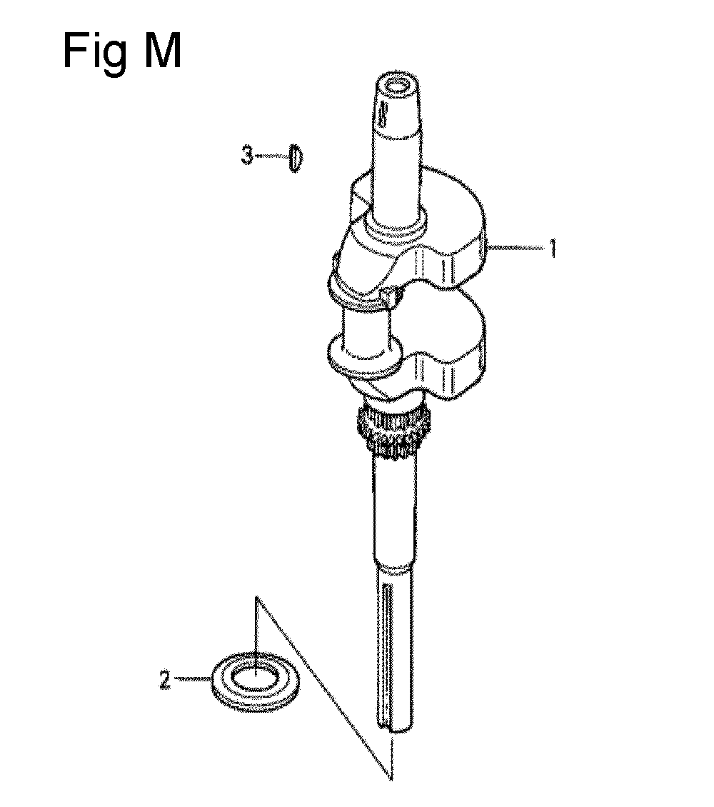 Fig-13 Diagram and Parts List for GCV530 Type QEA1A Honda Engine