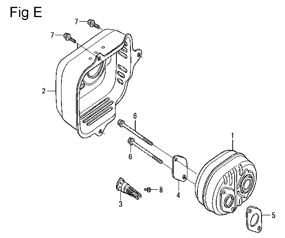 Fig-5 Diagram and Parts List for GCV160LE Type A4A9 Honda Engine