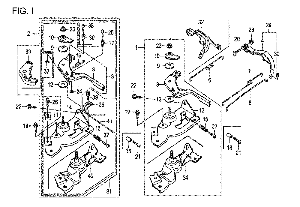 Fig-9 Diagram and Parts List for GX120T1 Type SD16 Honda Engine