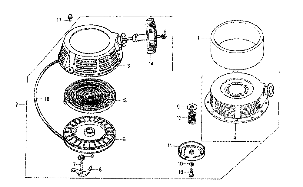 Fig-0 Diagram and Parts List for GXV270 Type DAP4 Honda Engine