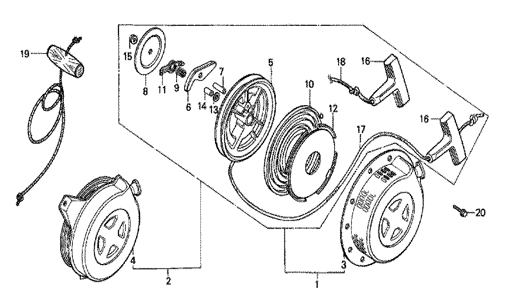 Fig-0 Diagram and Parts List for GX140 Type SHC Honda Engine