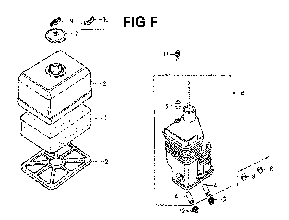 Fig-16 Diagram and Parts List for GX160K1 Type H1 Honda Engine