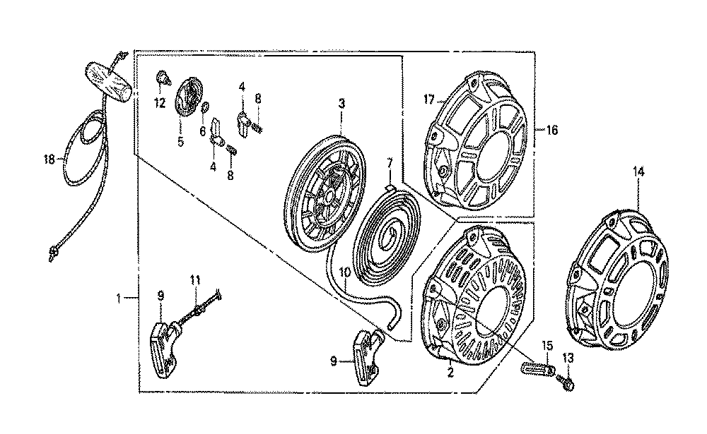 Fig-0 Diagram and Parts List for GX160K1 Type SWX Honda Engine