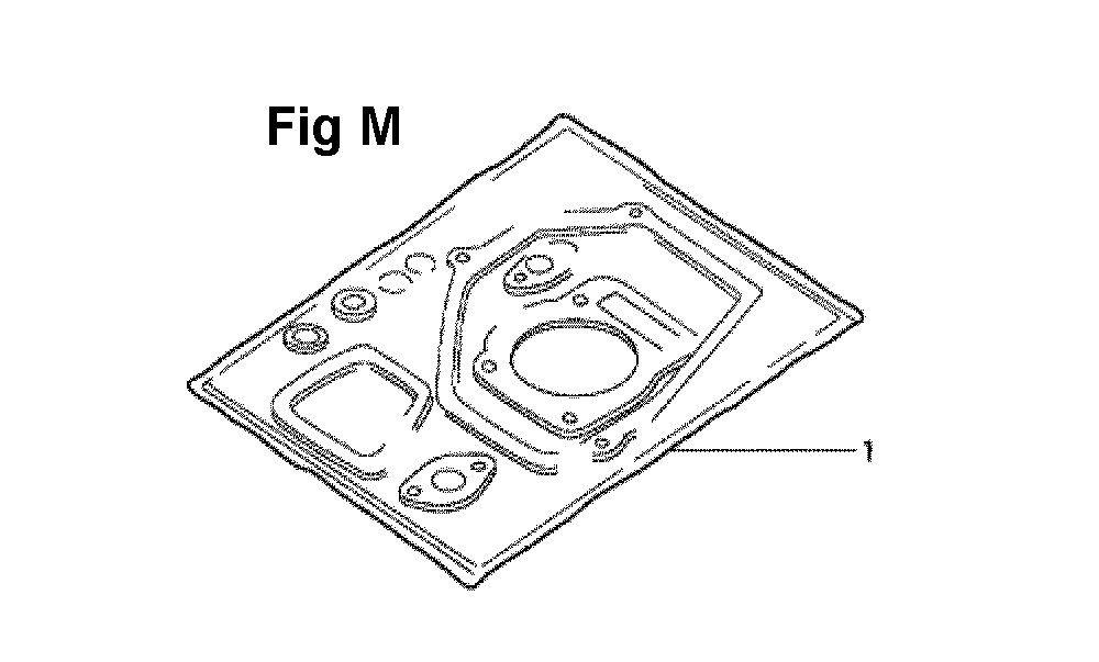 Fig-10 Diagram and Parts List for GXV140 Type N2M Honda Engine