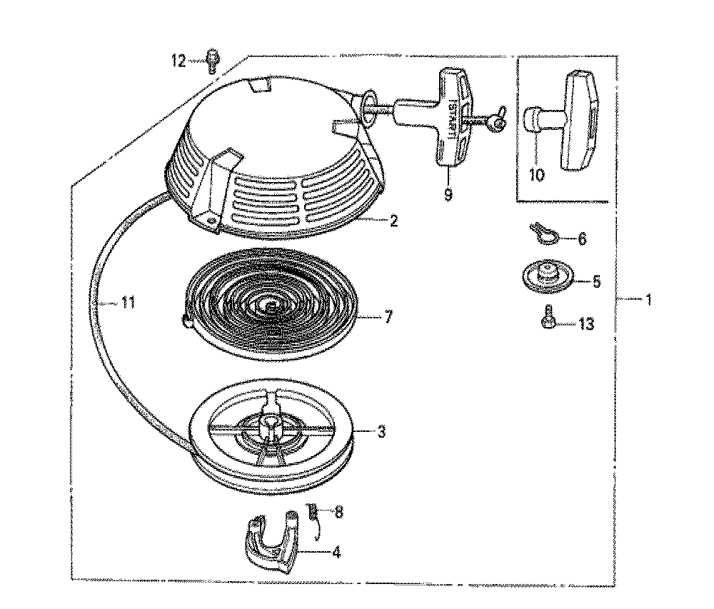 Fig-0 Diagram and Parts List for GXV160 Type SF Honda Engine