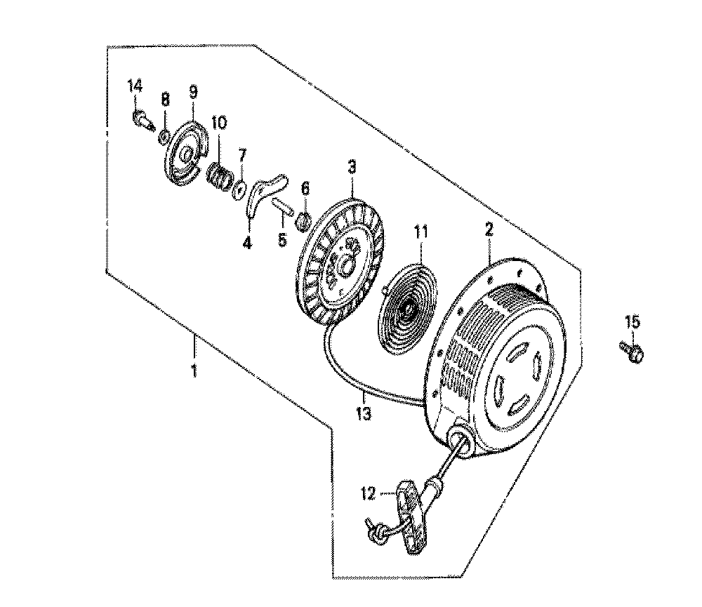 Fig-0 Diagram and Parts List for GX240 Type LK Honda Engine