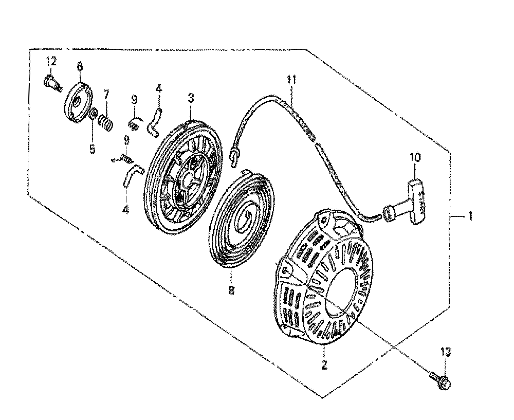 Fig-0 Diagram and Parts List for GX120K1 Type SYA Honda Engine