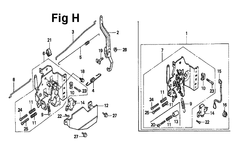 Fig-11 Diagram and Parts List for GXV160 Type A12 Honda Engine