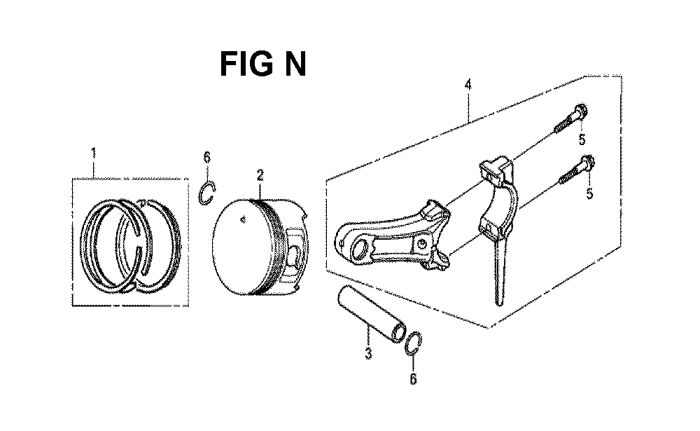 Fig-12 Diagram and Parts List for GX160H1 Type QDBRA Honda Engine