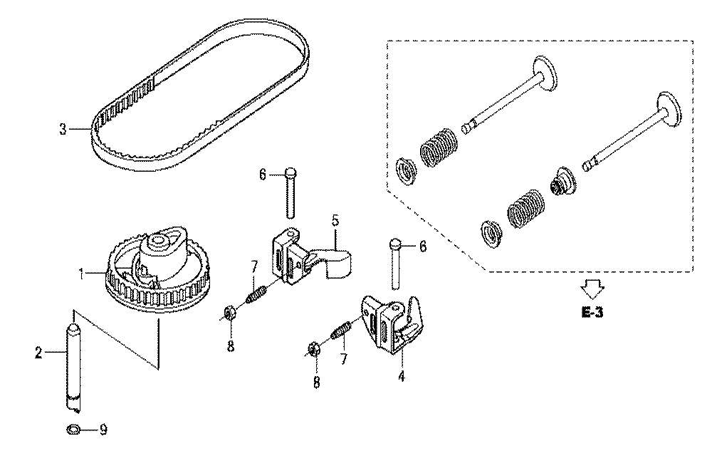 Fig-0 Diagram and Parts List for GCV160LA Type R3A Honda Engine