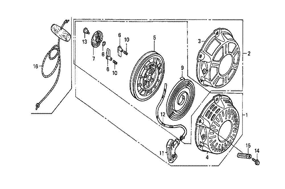 Fig-0 Diagram and Parts List for GX160K1 (RMD)(86-9099999) Honda Engine