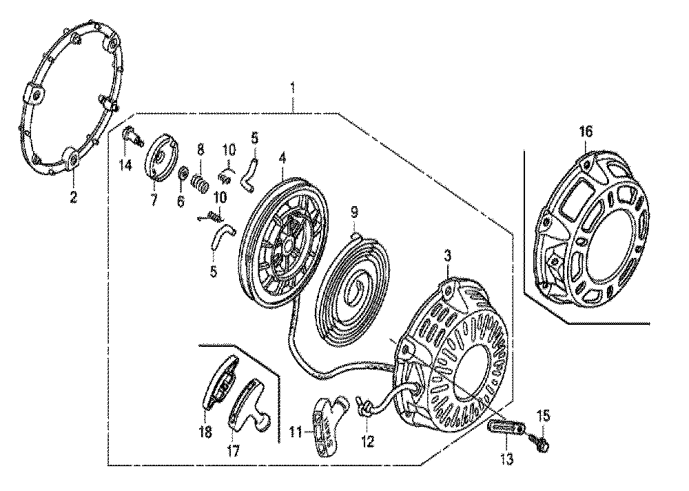 Fig-0 Diagram and Parts List for GX200UT Type LX2 Honda Engine