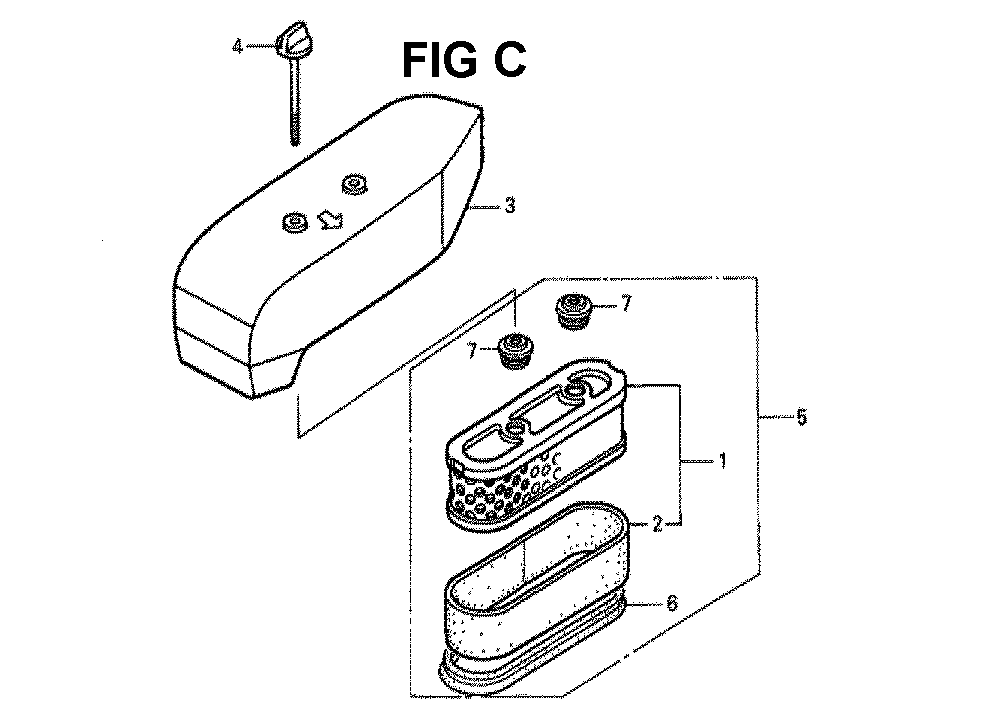 Fig-12 Diagram and Parts List for GXV160K1 Type N4 Honda Engine