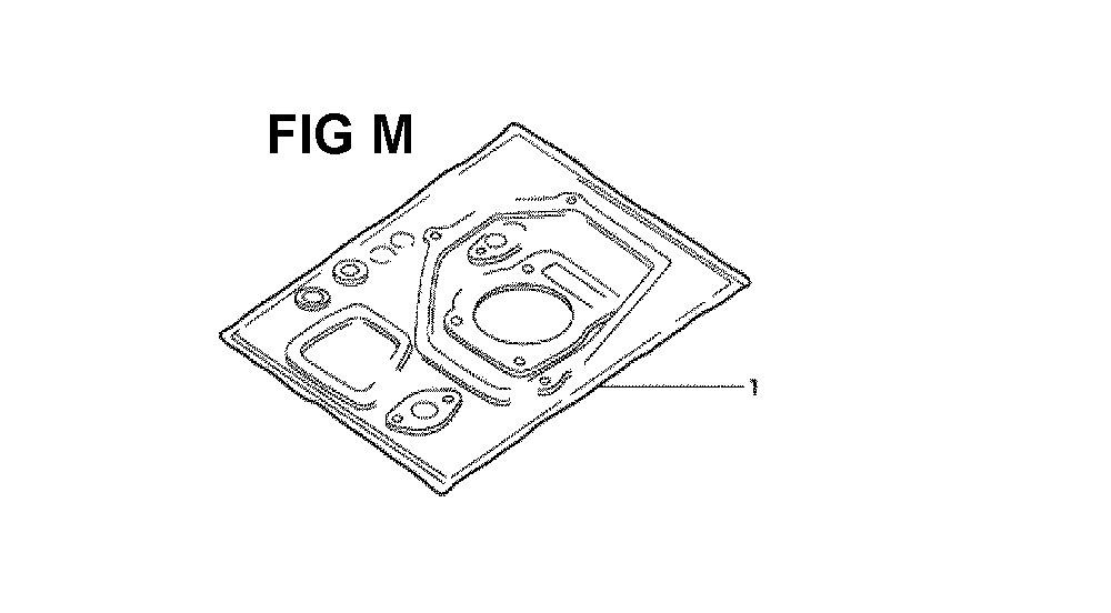 Fig-11 Diagram and Parts List for GXV160K1 Type N1C Honda Engine