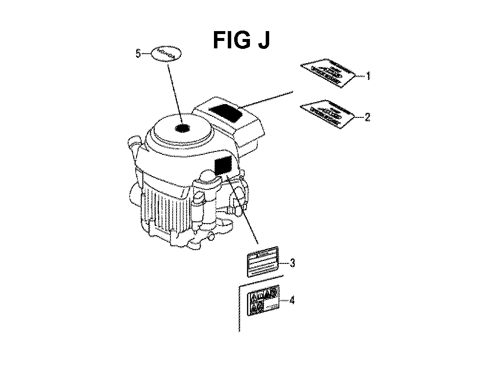 Fig-14 Diagram and Parts List for GXV530 Type SXE2 Honda Engine