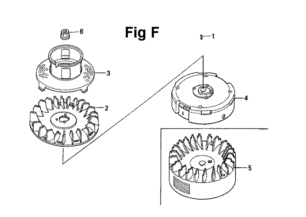 Fig-10 Diagram and Parts List for GXV160UH2 Type T1AH Honda Engine