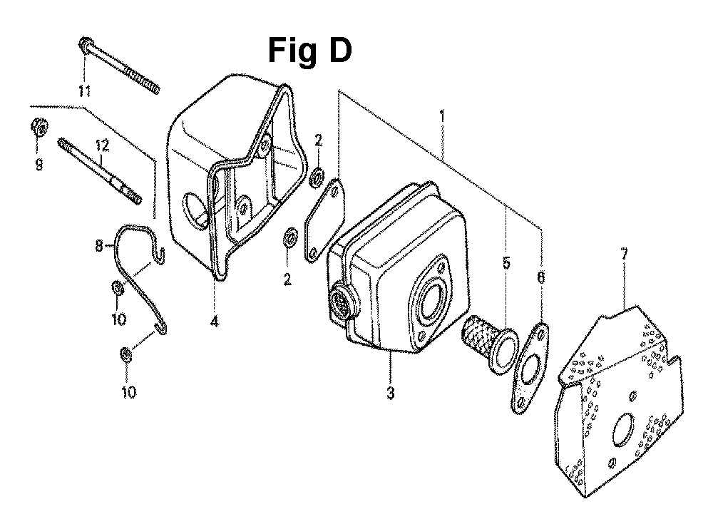Fig-4 Diagram and Parts List for GXV140 Type N1Y Honda Engine