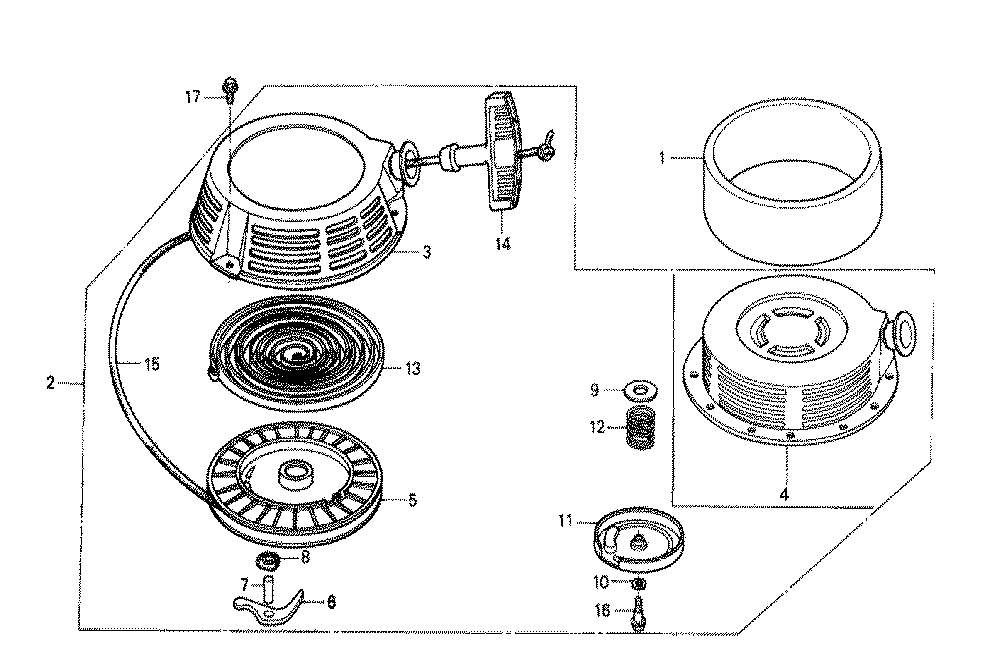 Fig-0 Diagram and Parts List for GXV270 Type DNE2 Honda Engine