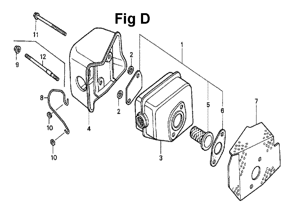 Fig-13 Diagram and Parts List for GXV140 Type A2G Honda Engine