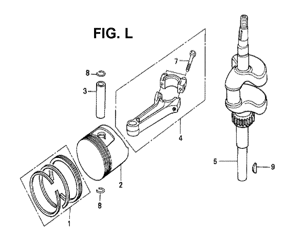 Fig-5 Diagram and Parts List for GXV120 Type SFS Honda Engine