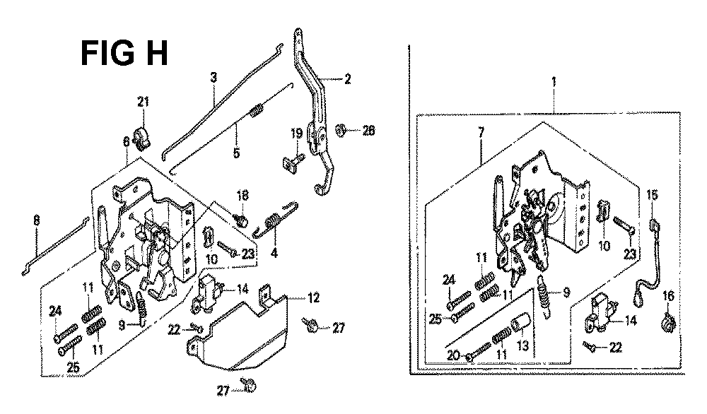 Fig-13 Diagram and Parts List for GXV160 Type N4 Honda Engine