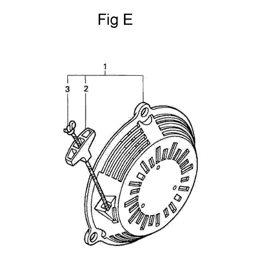 Fig-5 Diagram and Parts List for GC135 Type QHA Honda Engine