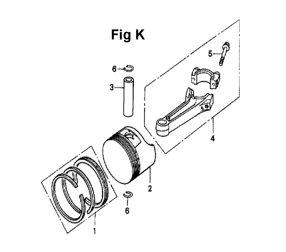 Fig-9 Diagram and Parts List for GXV140 Type A2Y Honda Engine
