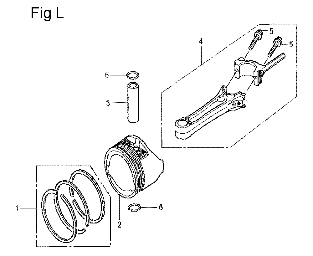 Fig-12 Diagram and Parts List for GCV160LE Type A4A9 Honda Engine