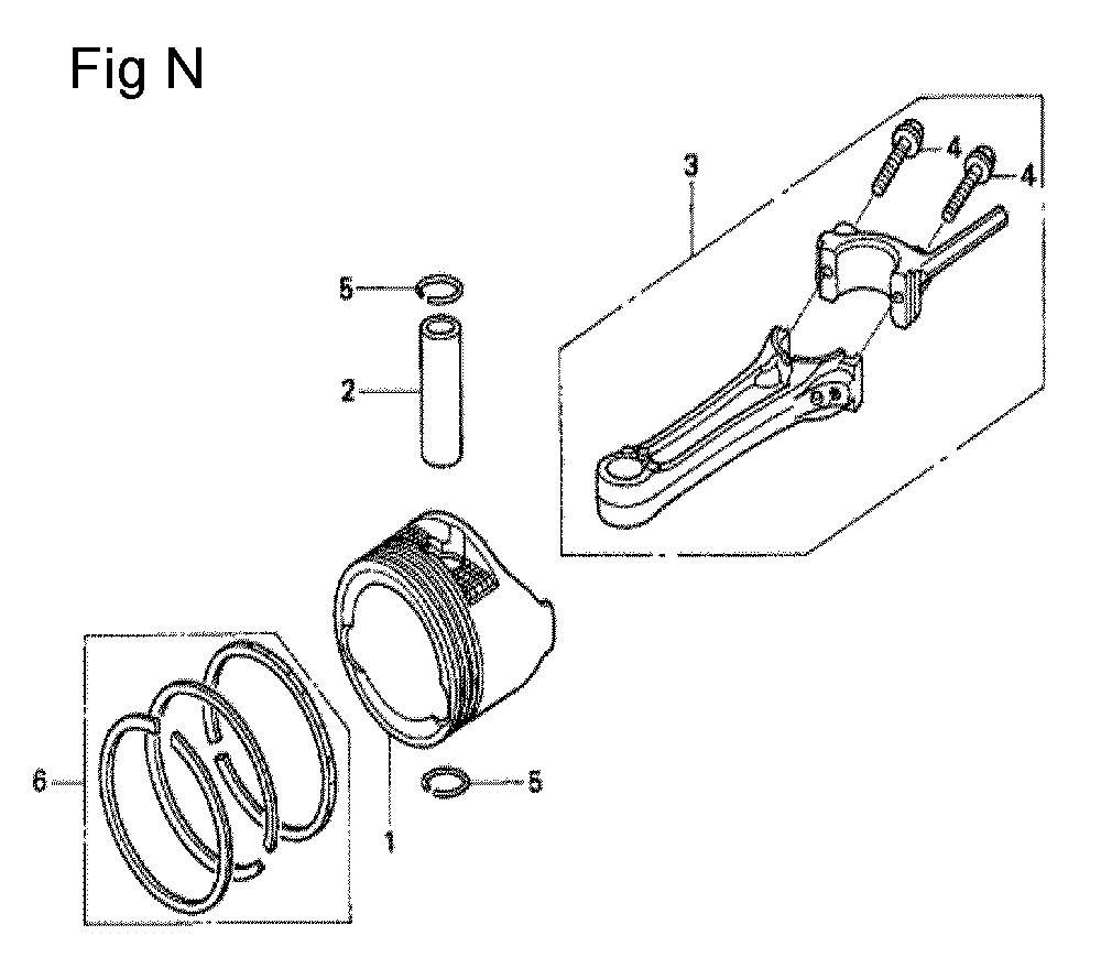 Fig-14 Diagram and Parts List for GCV160A Type STA1 Honda Engine