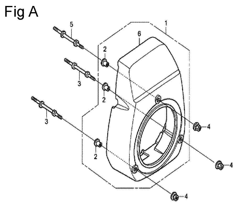 Fig-1 Diagram and Parts List for GC190LA Type QHC Honda Engine