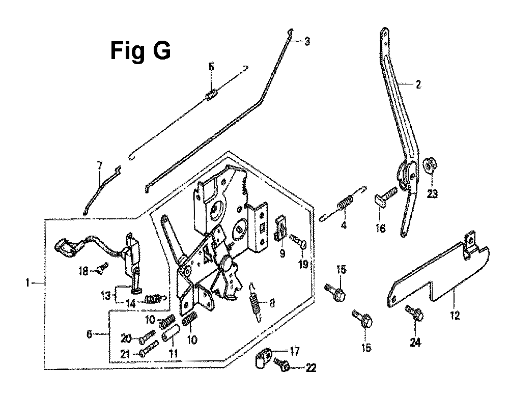 Fig-6 Diagram and Parts List for GXV140 Type N2C Honda Engine