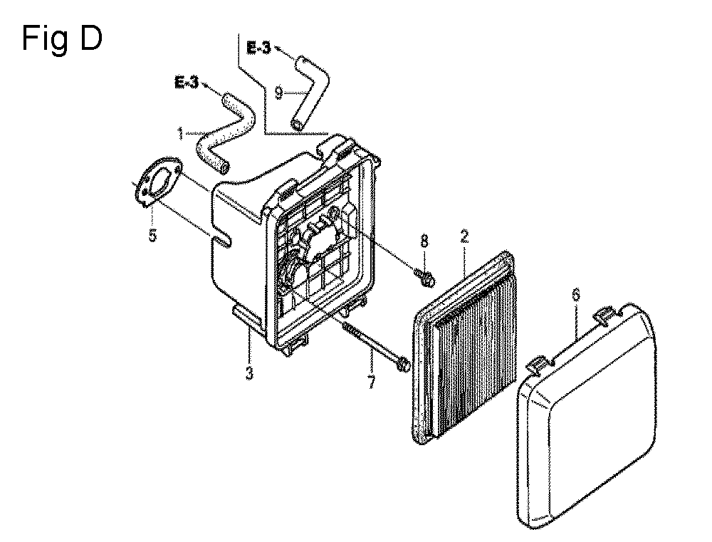 Fig-4 Diagram and Parts List for GCV160A Type A2R Honda Engine