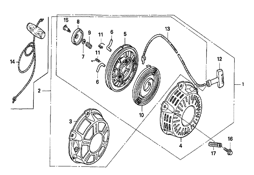 Fig-0 Diagram and Parts List for GX160K1 Type ARB Honda Engine