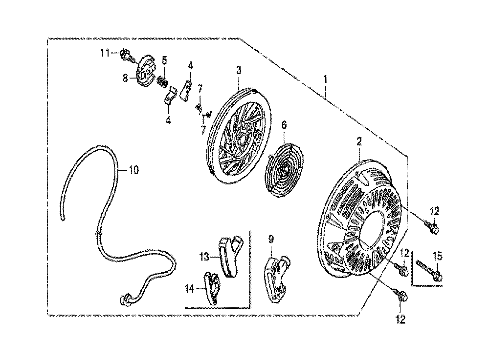 Fig-0 Diagram and Parts List for GX270T Type RA3 Honda Engine