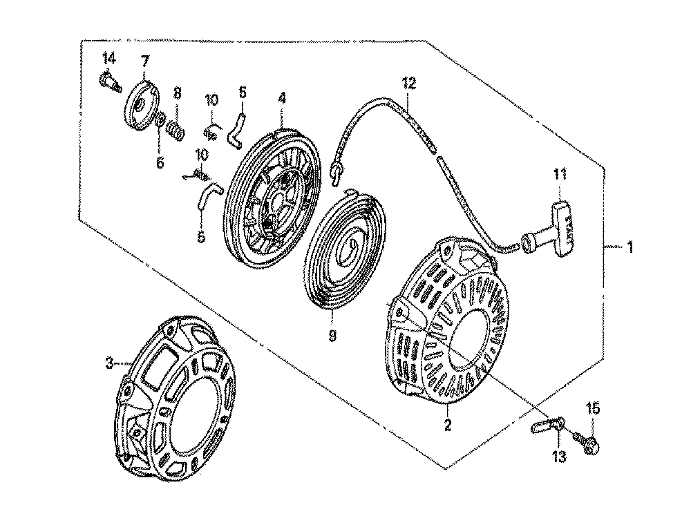 Fig-0 Diagram and Parts List for GX160U1 Type NDM4 Honda Engine