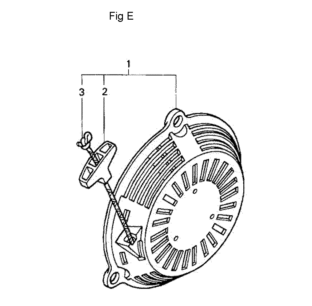 Fig-5 Diagram and Parts List for GC190A Type QHA1 Honda Engine