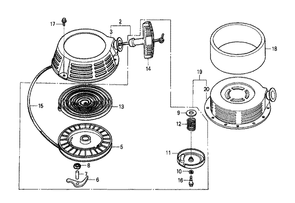 Fig-0 Diagram and Parts List for GXV340 Type DAP4 Honda Engine