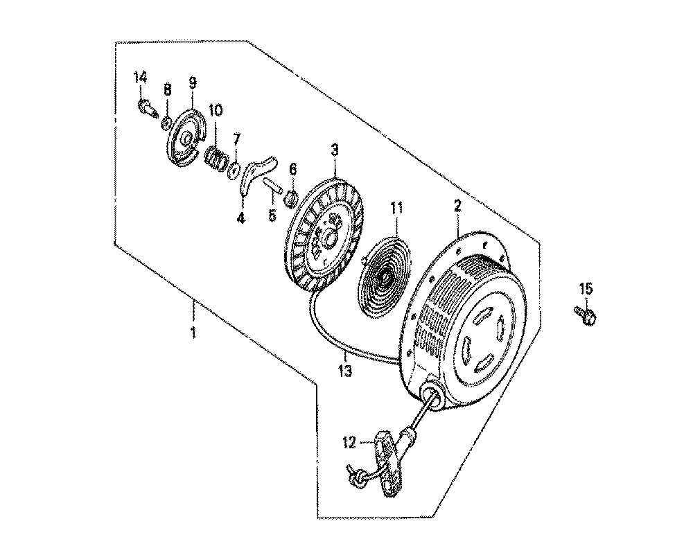 Fig-0 Diagram and Parts List for GX240 Type SK Honda Engine