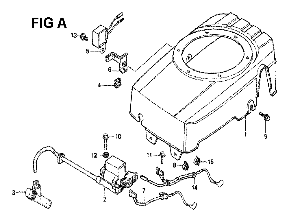 Fig-7 Diagram and Parts List for GXV160 Type SFSK Honda Engine