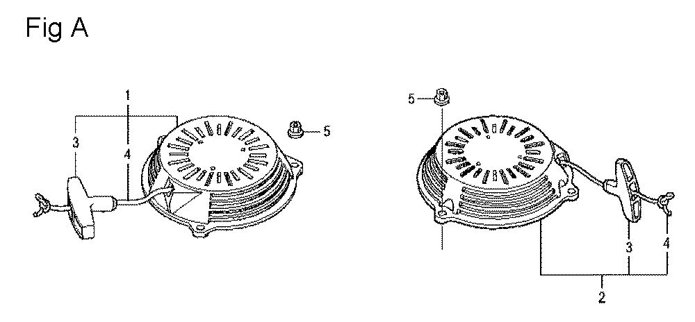 Fig-1 Diagram and Parts List for GCV160LA Type S3H Honda Engine