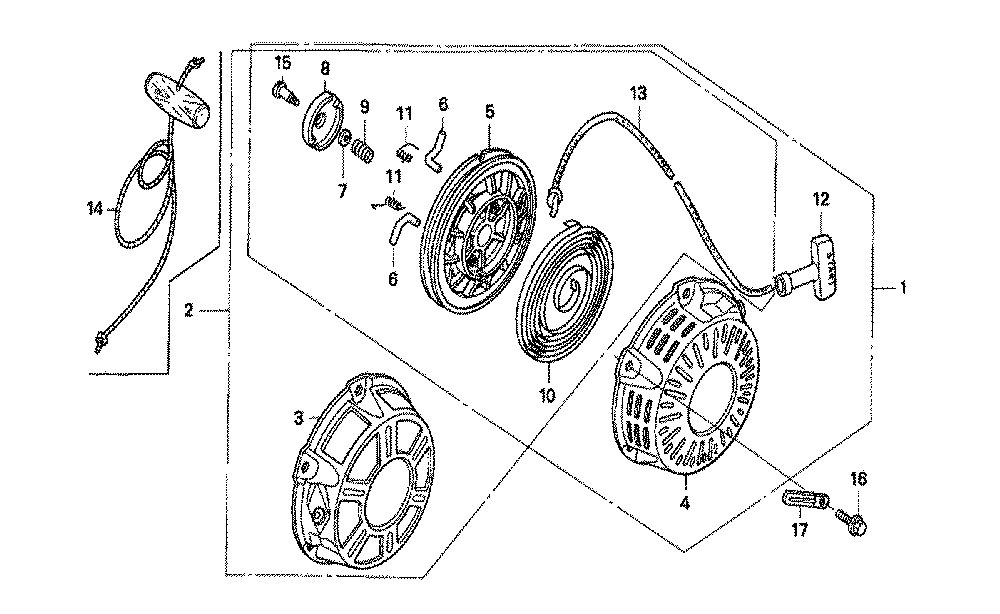 Fig-0 Diagram and Parts List for GX160K1 Type SJG Honda Engine