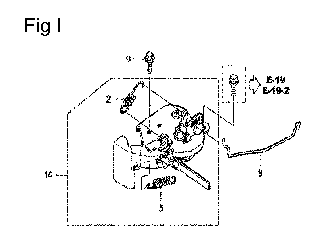 Fig-9 Diagram and Parts List for GCV160A Type R1A Honda Engine