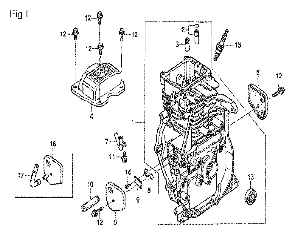 Fig-9 Diagram and Parts List for GX100U Type QA2 Honda Engine