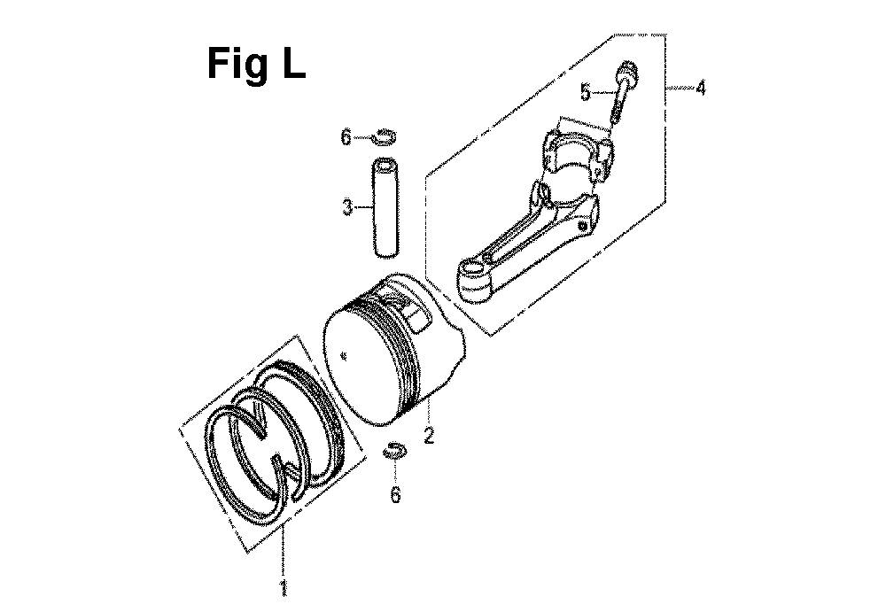 Fig-13 Diagram and Parts List for GXV160UH2 Type N55 Honda Engine