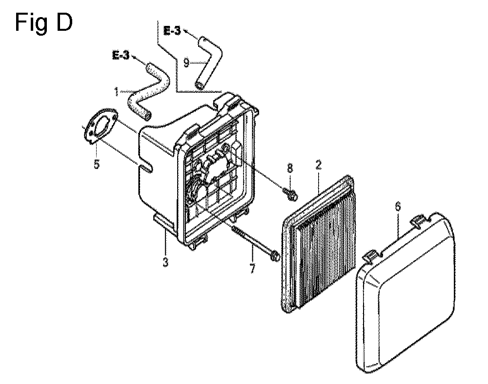 Fig-4 Diagram and Parts List for GCV160 Type A2R Honda Engine